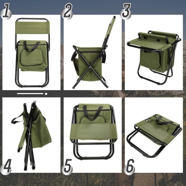 Lightweight Camping Chair With A with Cooler Bag Item No#12618 - Image 5