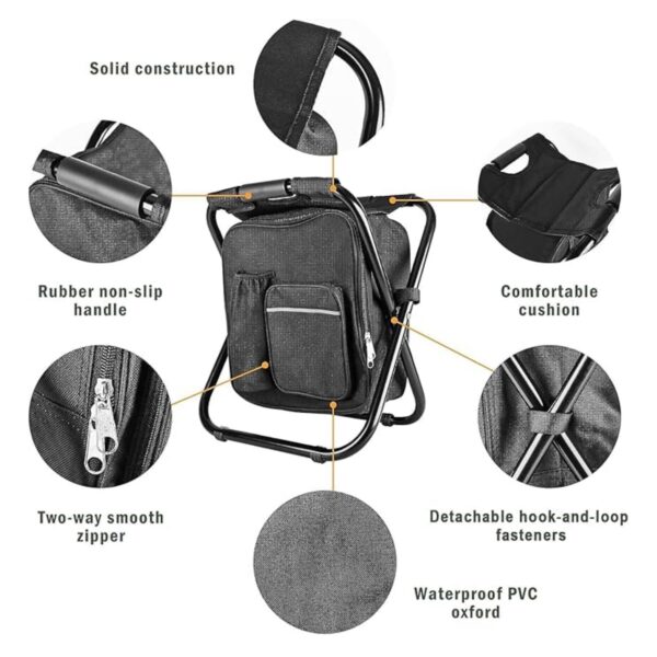 Backpack Stool Cooler Chair Item No#12620 - Image 4