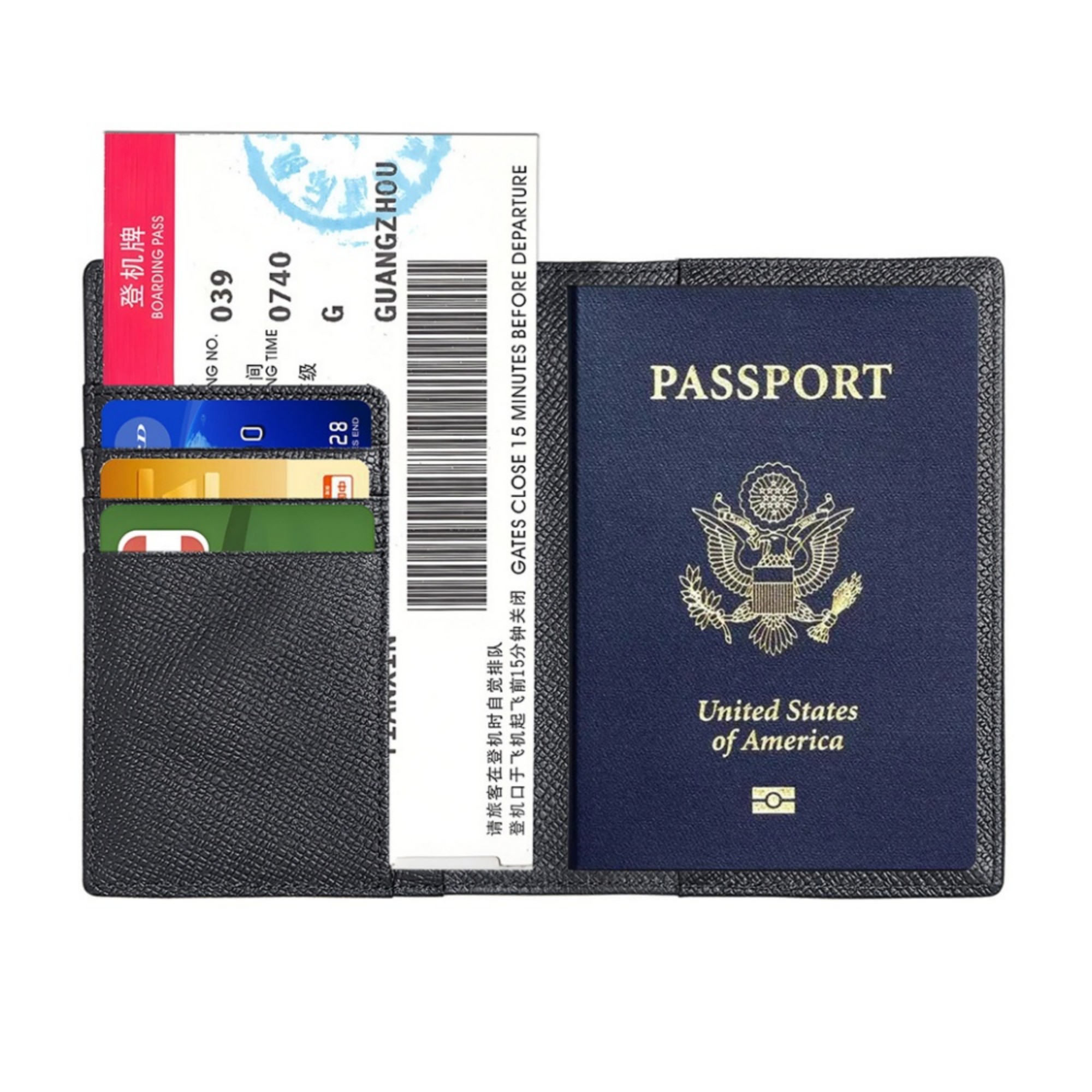 Premium Genuine Leather Travel Document Holder Item No#12623 - Image 4