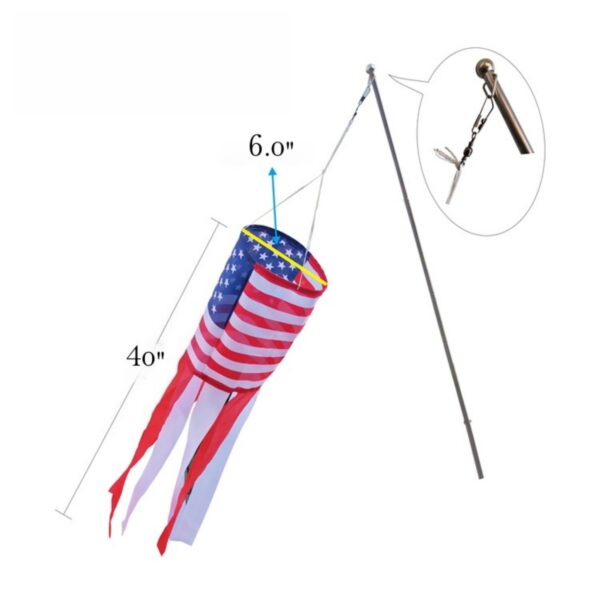 Windproof Handheld Flag Item No#12629 - Image 2