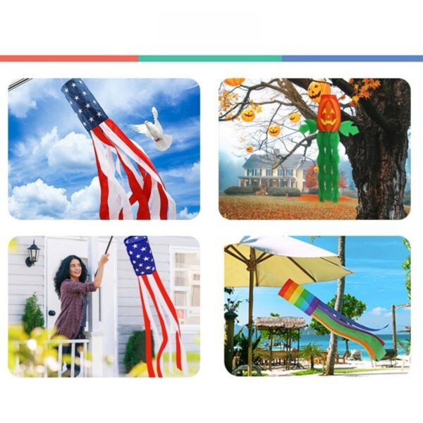 Windproof Handheld Flag Item No#12629 - Image 3