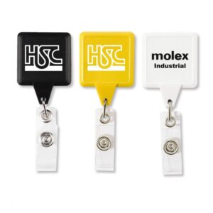Retractable Badge Reel With Quick Release Buckle Item No#12638