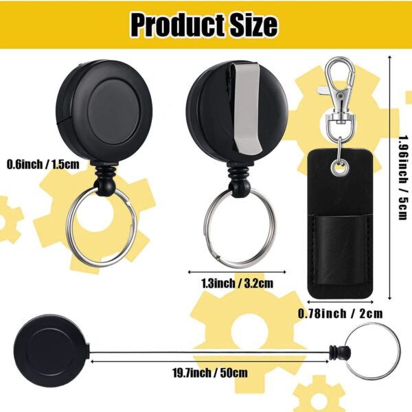 Retractable PU Leather Pen Sleeve Item No#12643 - Image 3