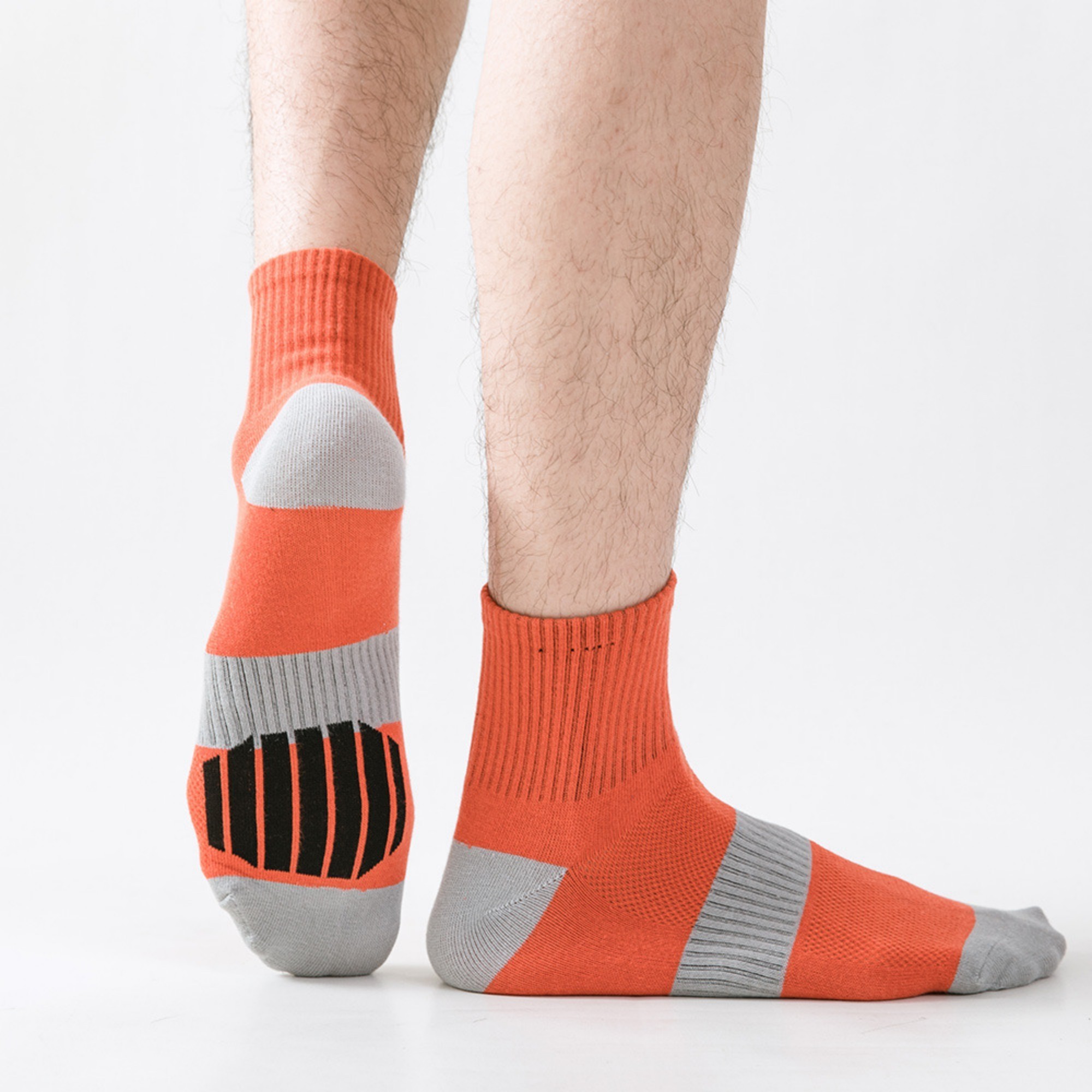 Men's Mid-Calf Sports Socks Item No#12652 - Image 5