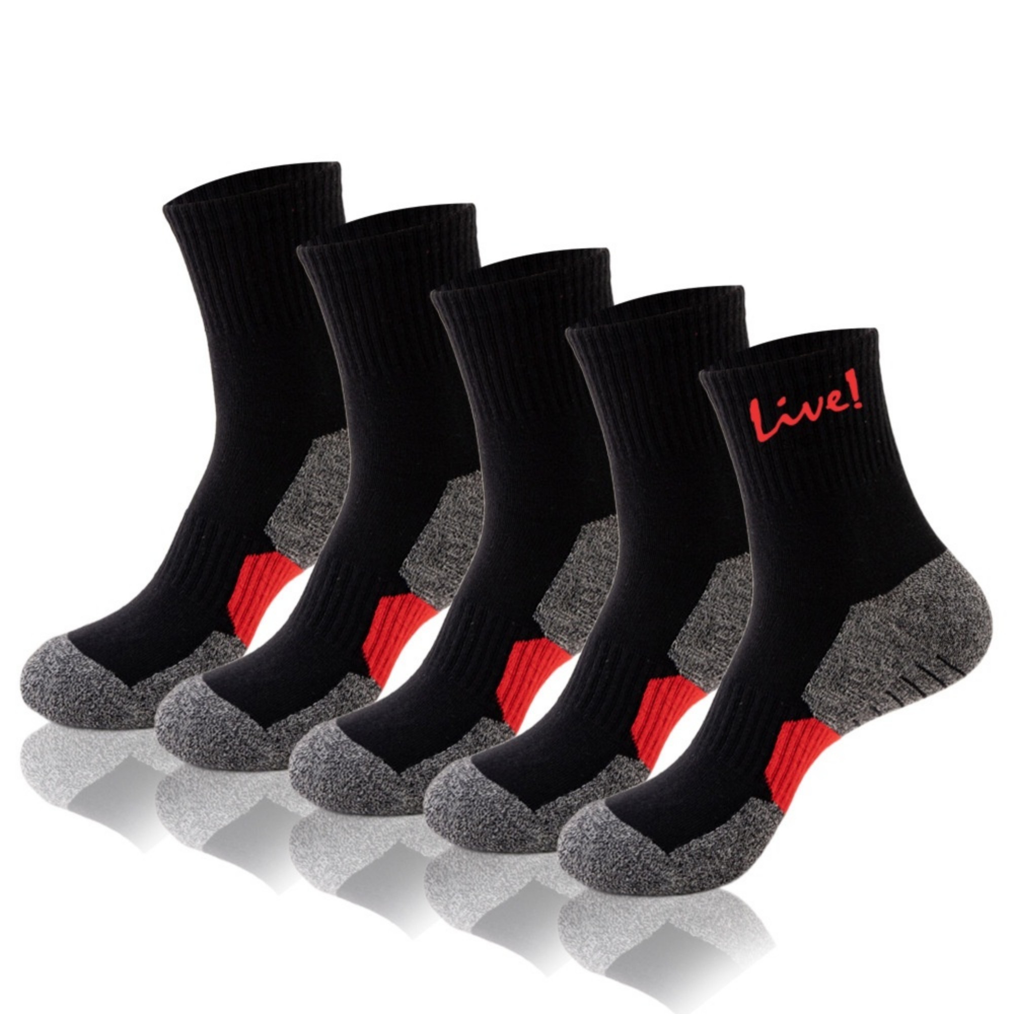 Men's Mid-Calf Athletic Socks Item No#12655