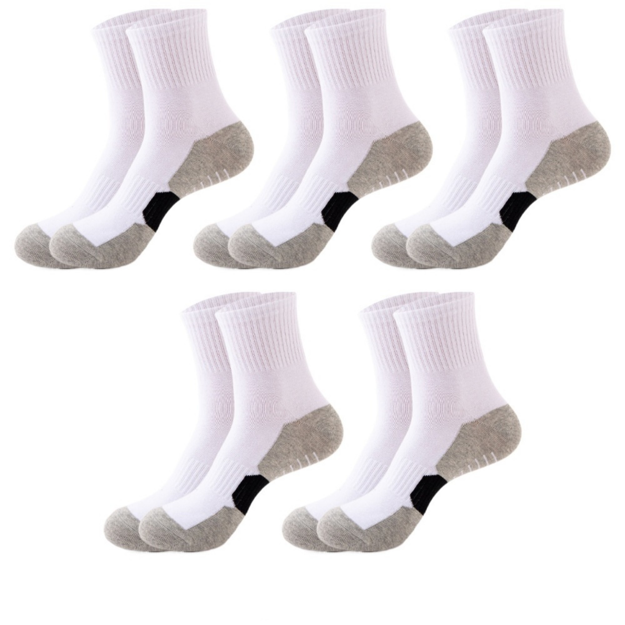 Men's Mid-Calf Athletic Socks Item No#12655 - Image 6