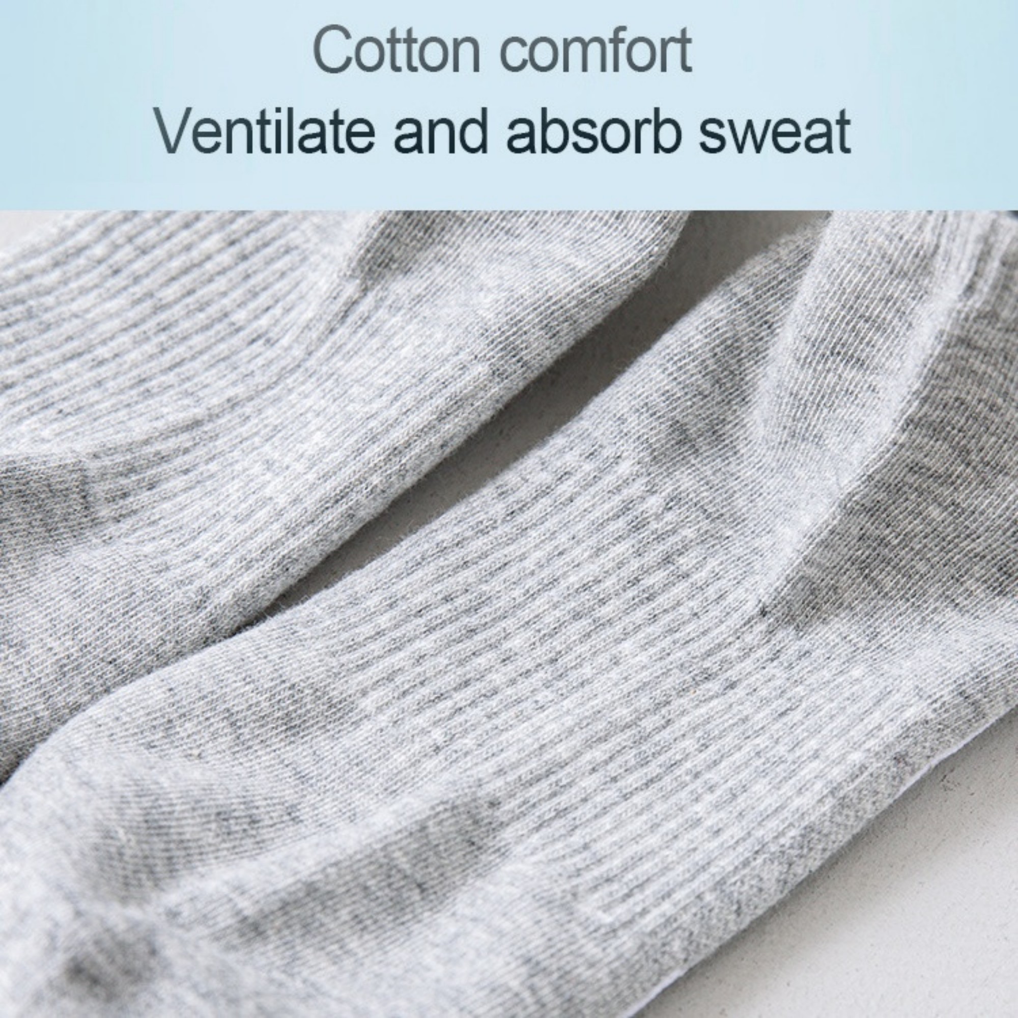 Men's Cotton Sports Socks Item No#12660 - Image 3