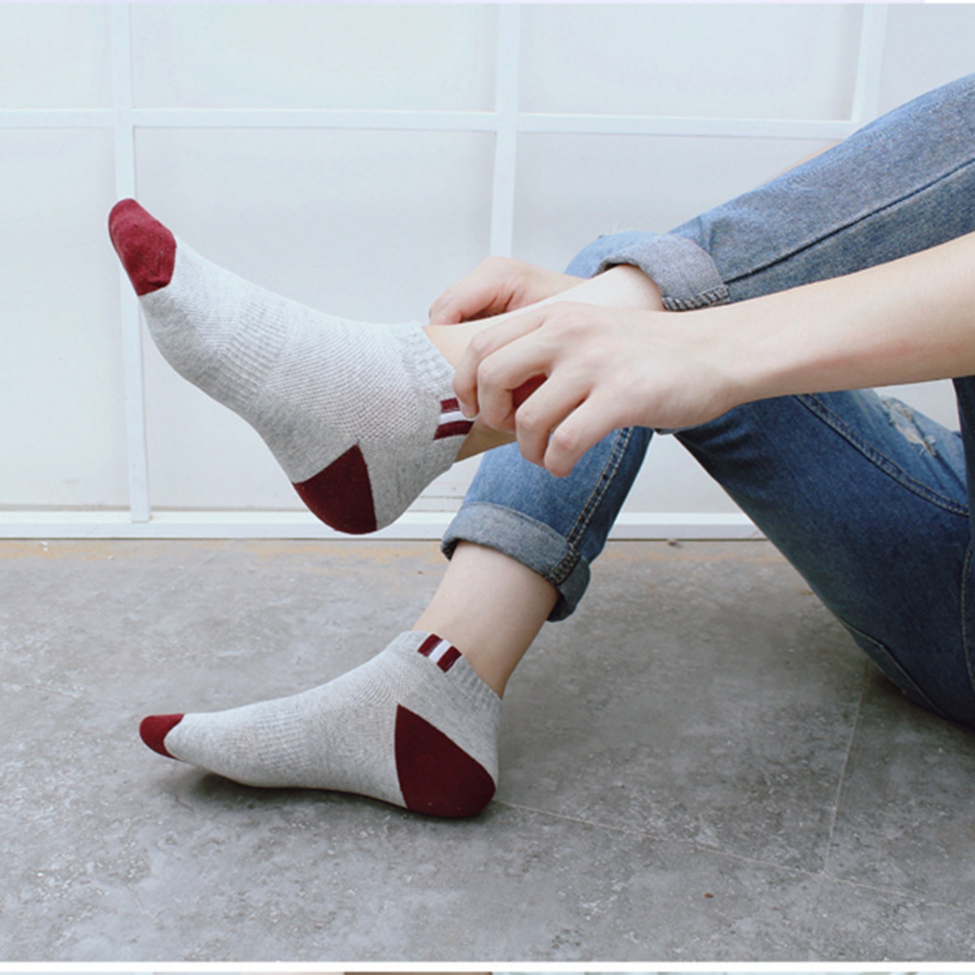 Men's No-Show Socks Item No#12664 - Image 4