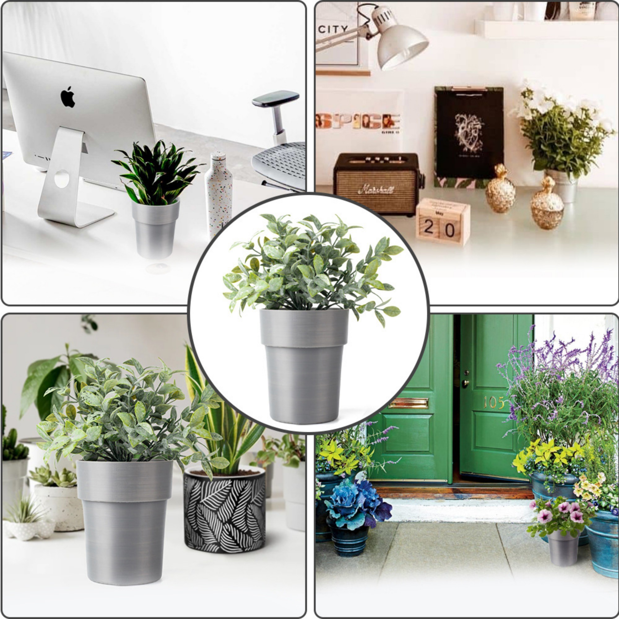 Floral Pot Secret Money Box Without Flower Item No#12680 - Image 5