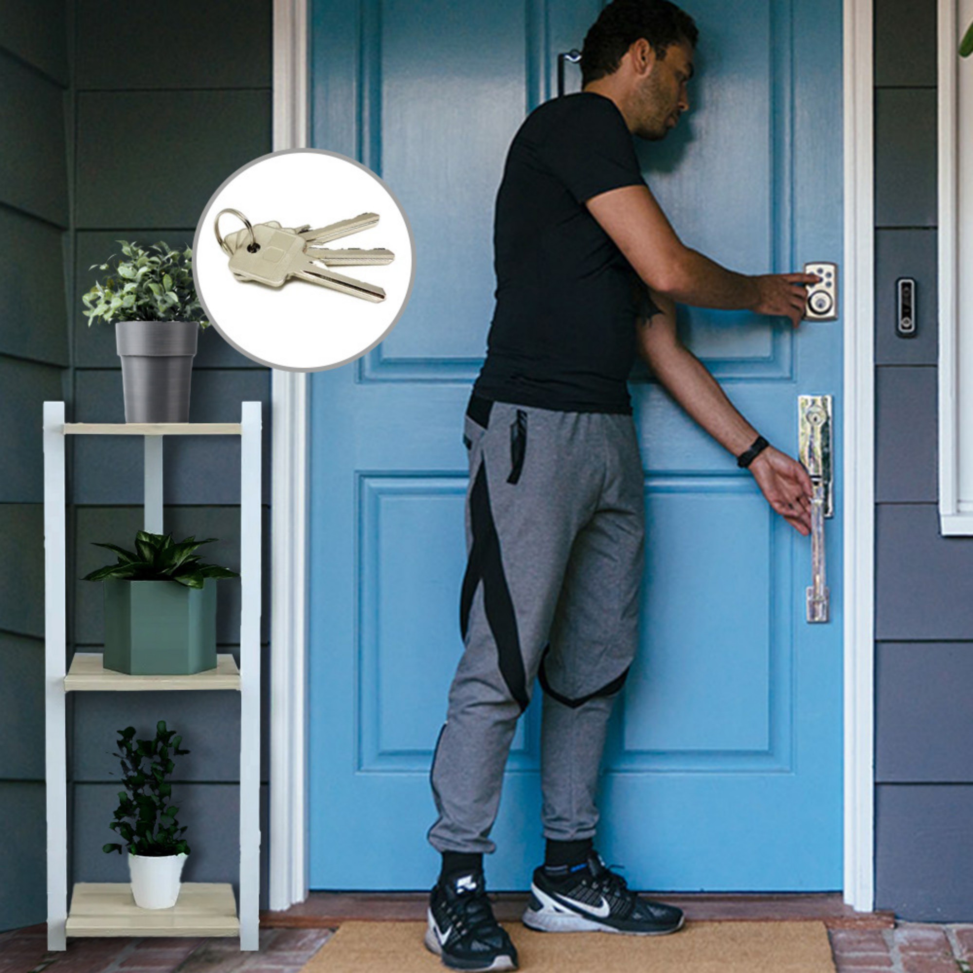 Floral Pot Secret Money Box Without Flower Item No#12680 - Image 6