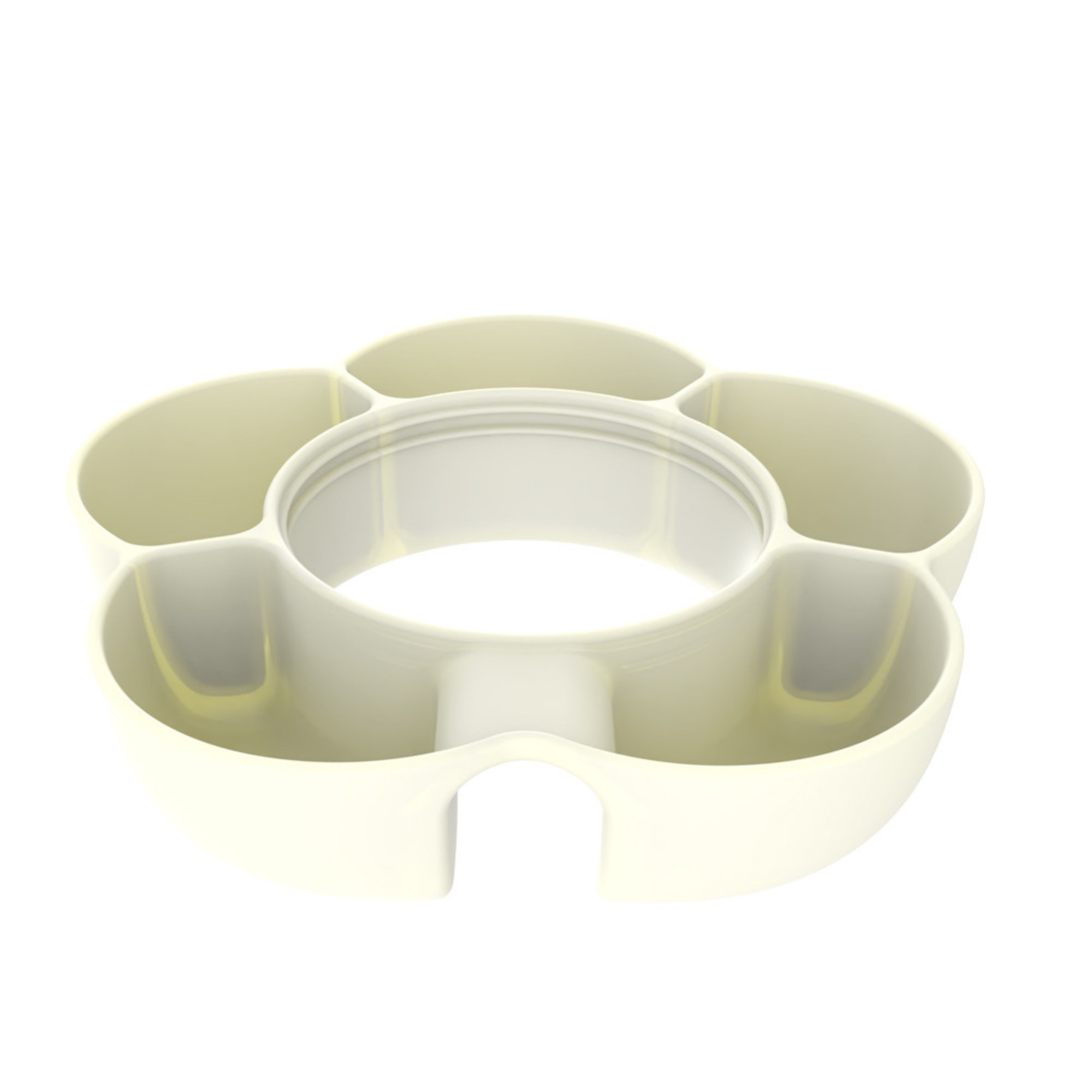 5 Compartment Silicone Snack Tray Item No#12691 - Image 6