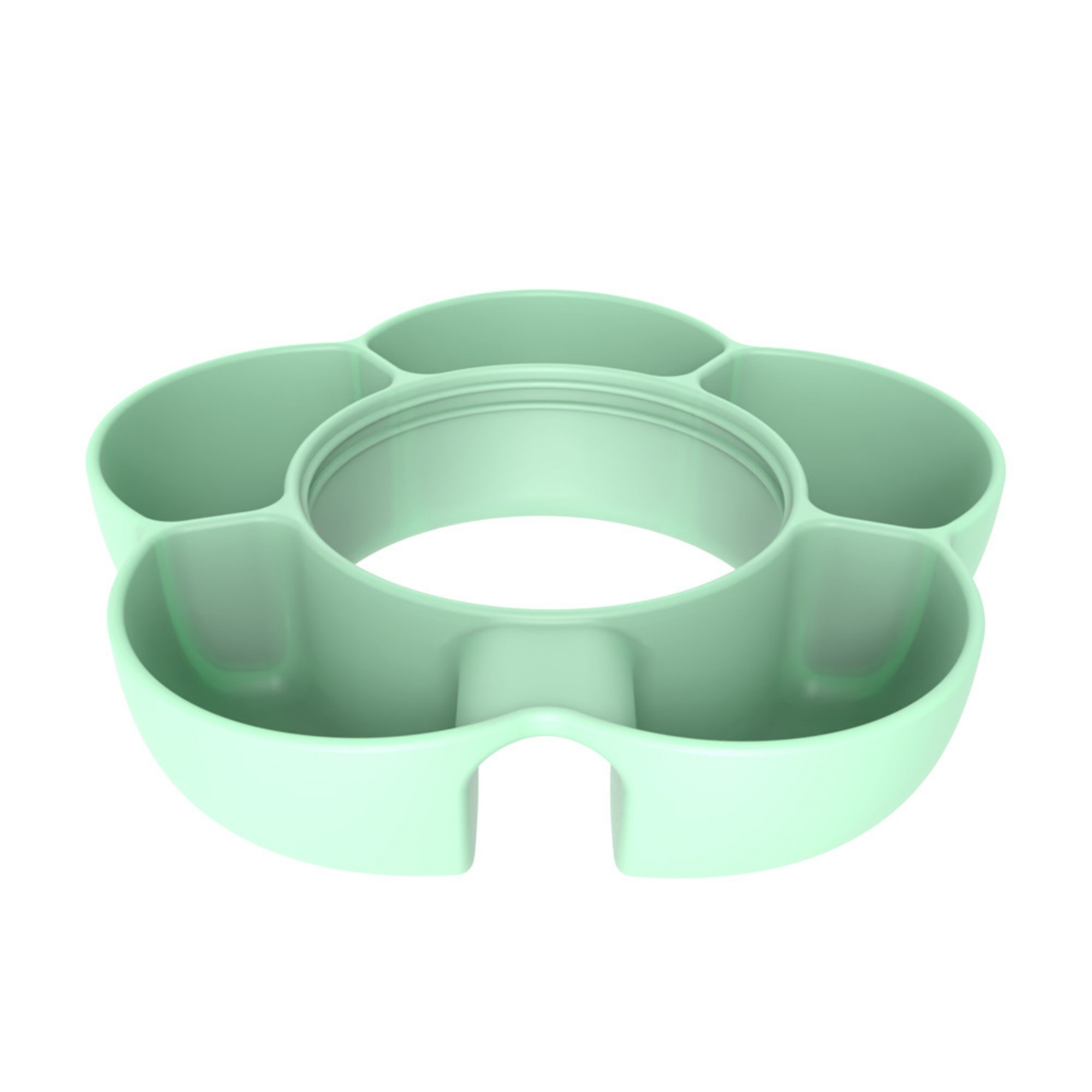 5 Compartment Silicone Snack Tray Item No#12691 - Image 7