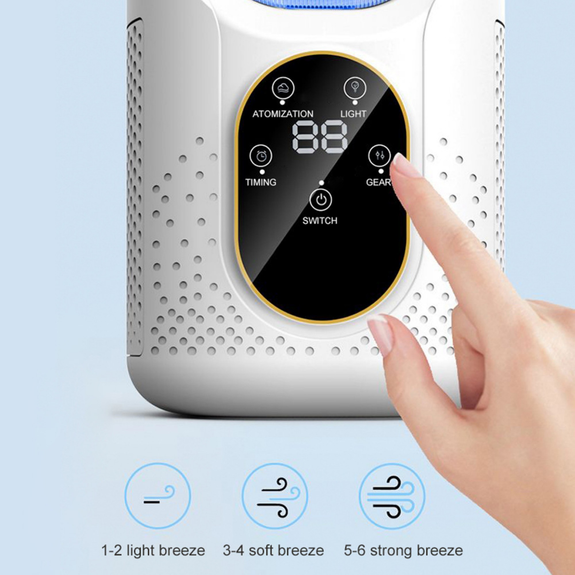 Bladeless Cooling Fan With 6 Speeds Item No#12704 - Image 8