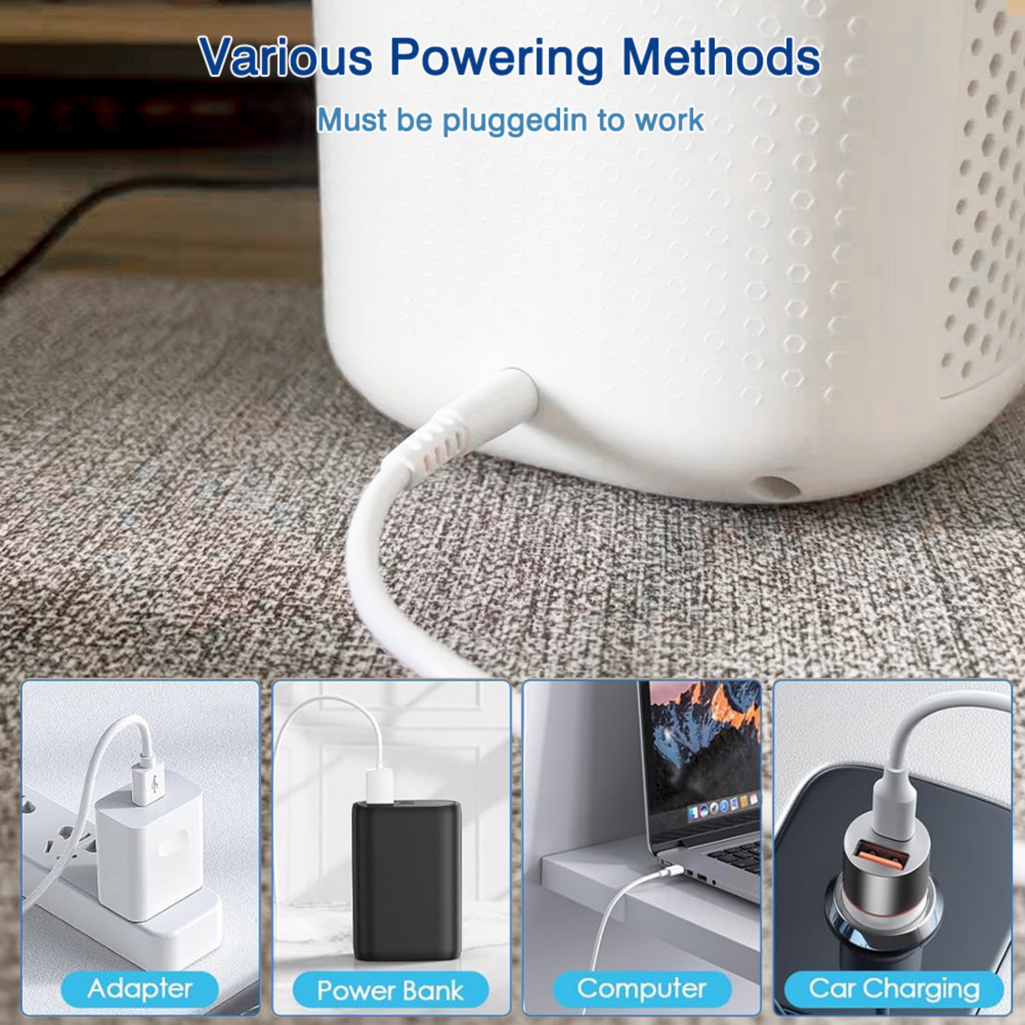 Bladeless Cooling Fan With 6 Speeds Item No#12704 - Image 9