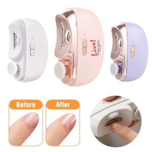 2-in-1 Electric Nail Trimmer And Polisher Item No#12706