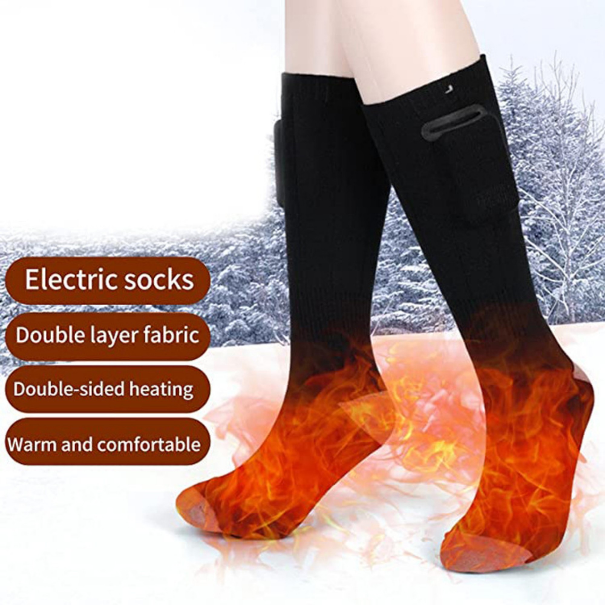 Rechargeable Battery Heating Socks Item No#12718 - Image 3