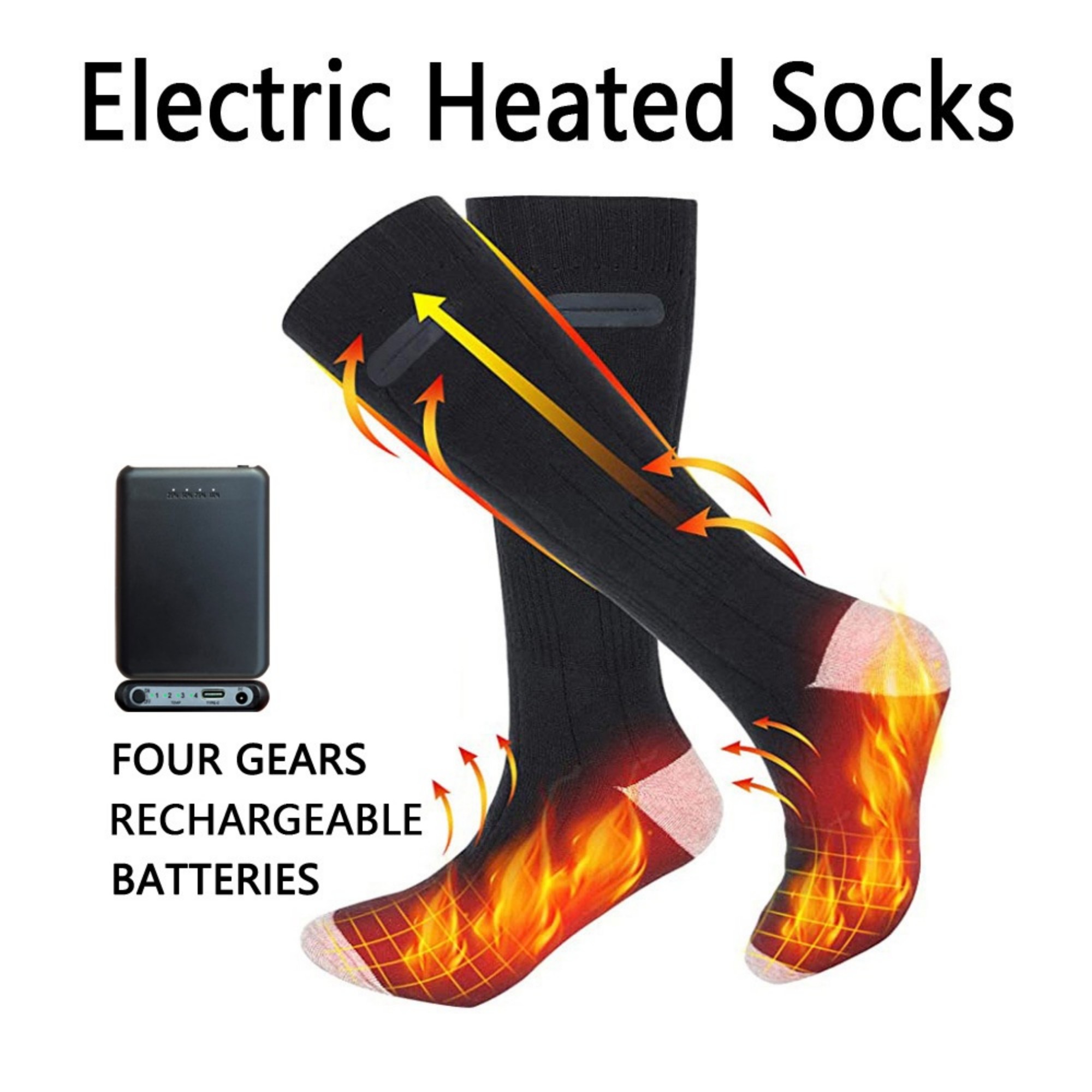 Rechargeable Battery Heating Socks Item No#12718 - Image 4