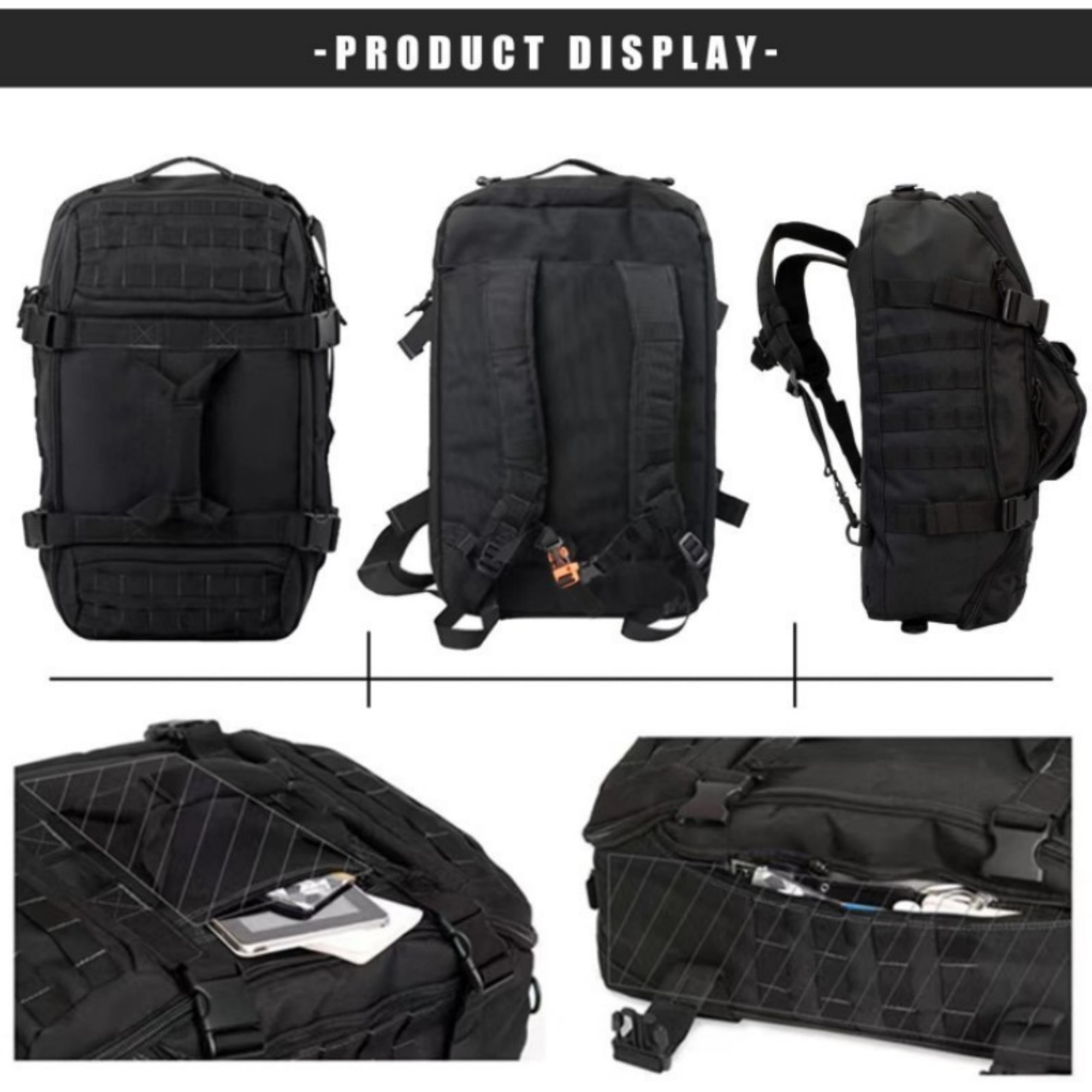 3 In 1 Military Backpack Item No#12723 - Image 4
