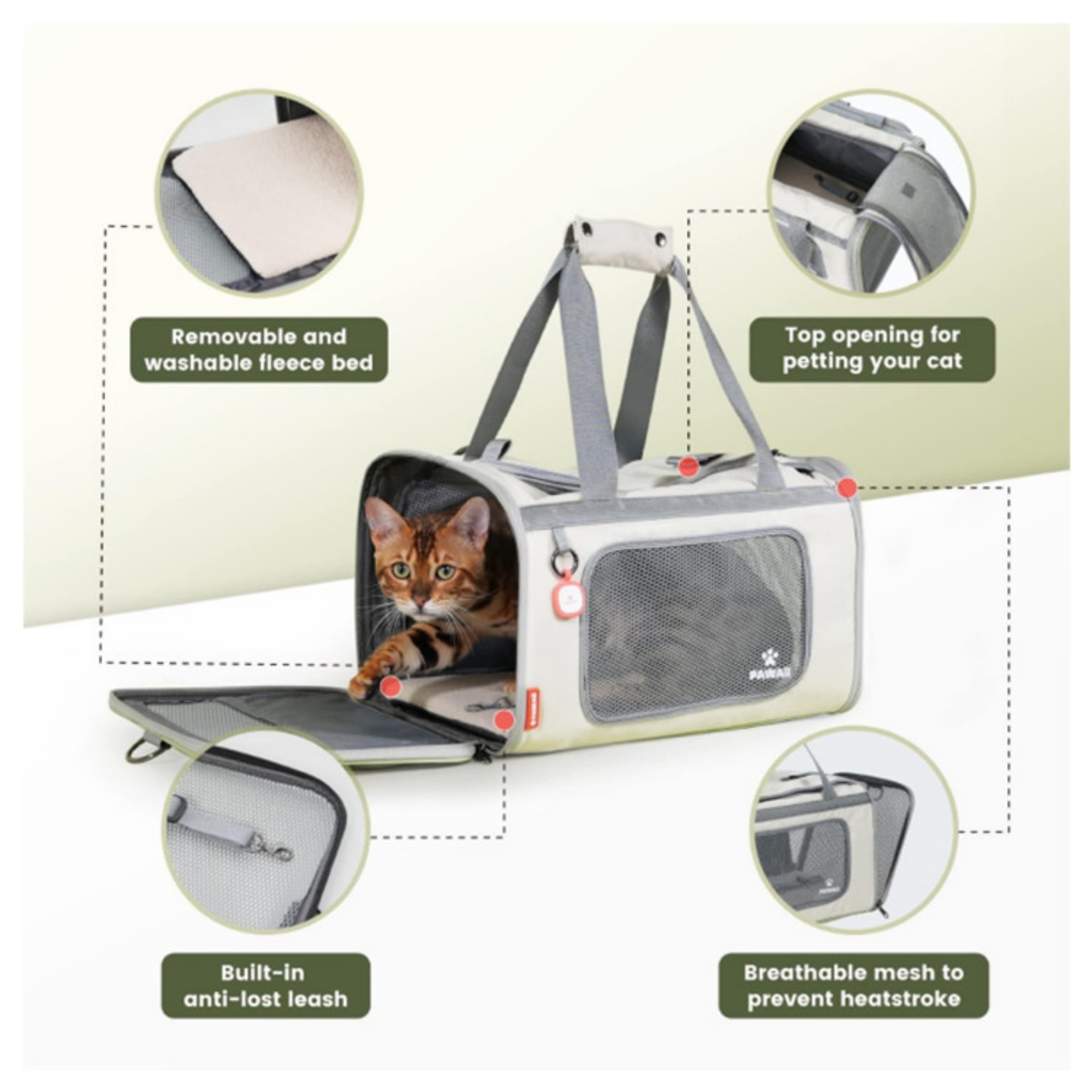 Foldable Expandable Pet Carrier Item No#12732 - Image 3