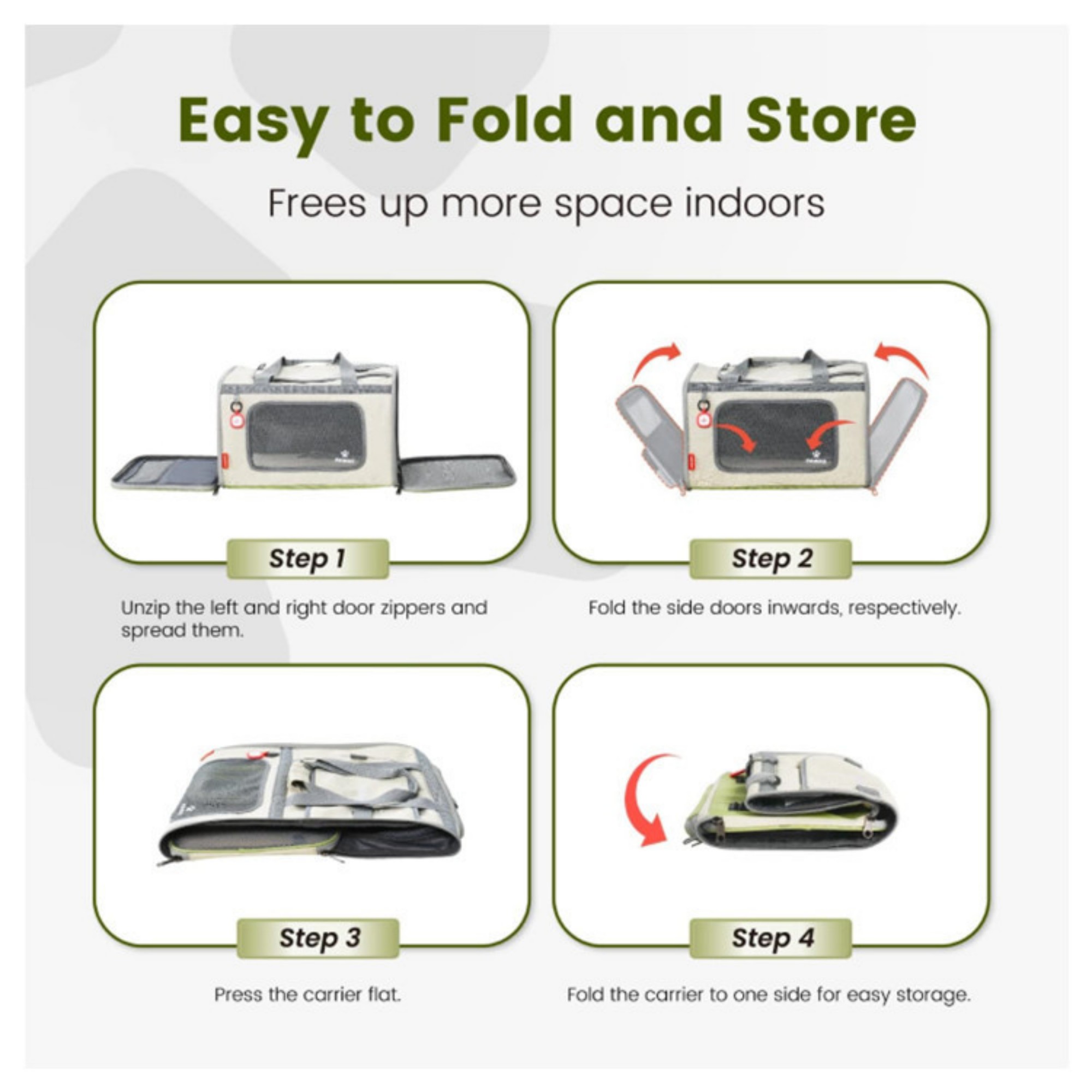 Foldable Expandable Pet Carrier Item No#12732 - Image 5