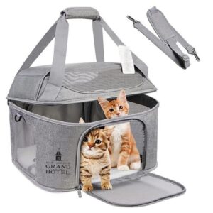 Large Cat Carrier For 2 Cats Item No#12734