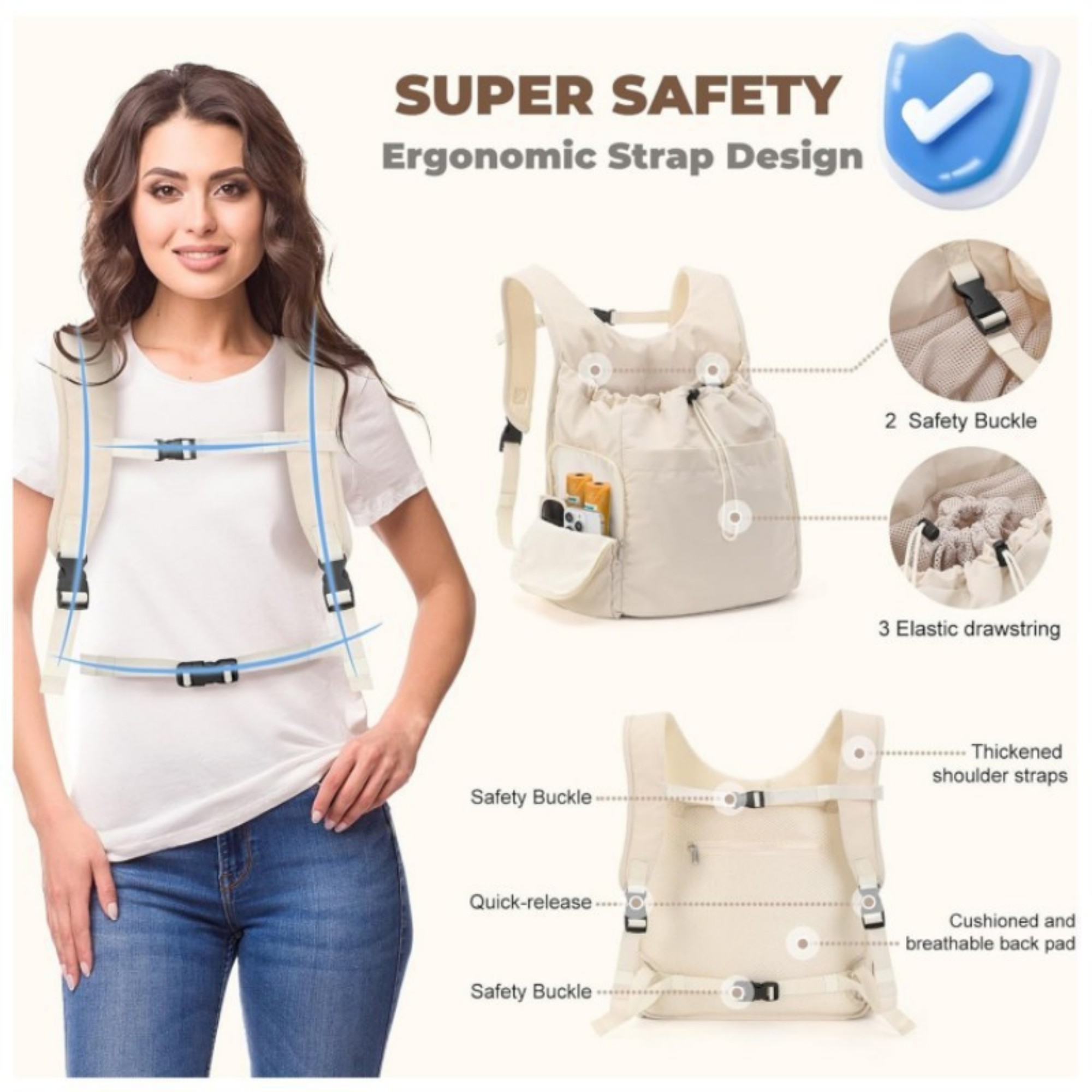 Dog Front Carrier Backpack Item No#12744 - Image 6