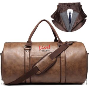 Leather Garment Duffel Bag Item No#12746