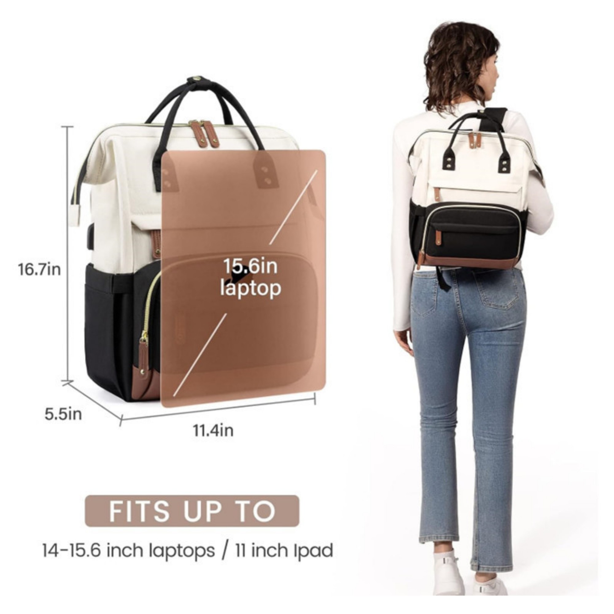 Waterproof Casual Backpack Item No#12766 - Image 3