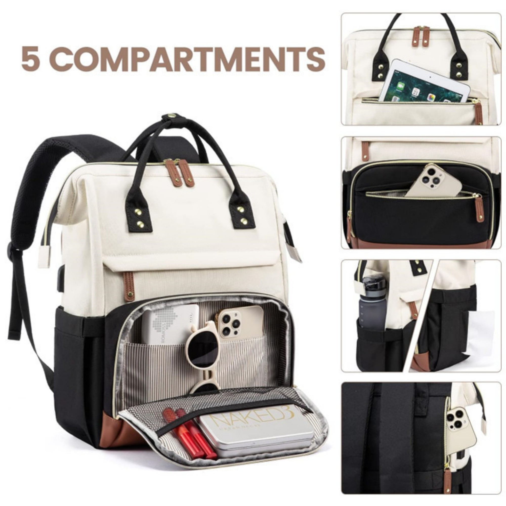 Waterproof Casual Backpack Item No#12766 - Image 6