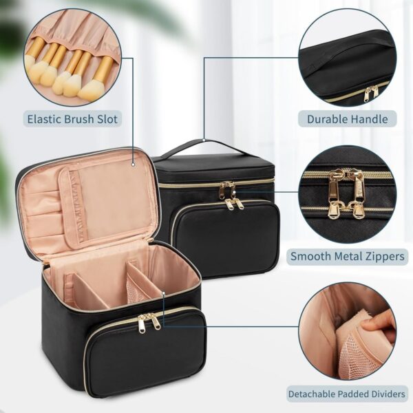 Compact Travel Makeup Organizer Bag Item No#12770 - Image 4