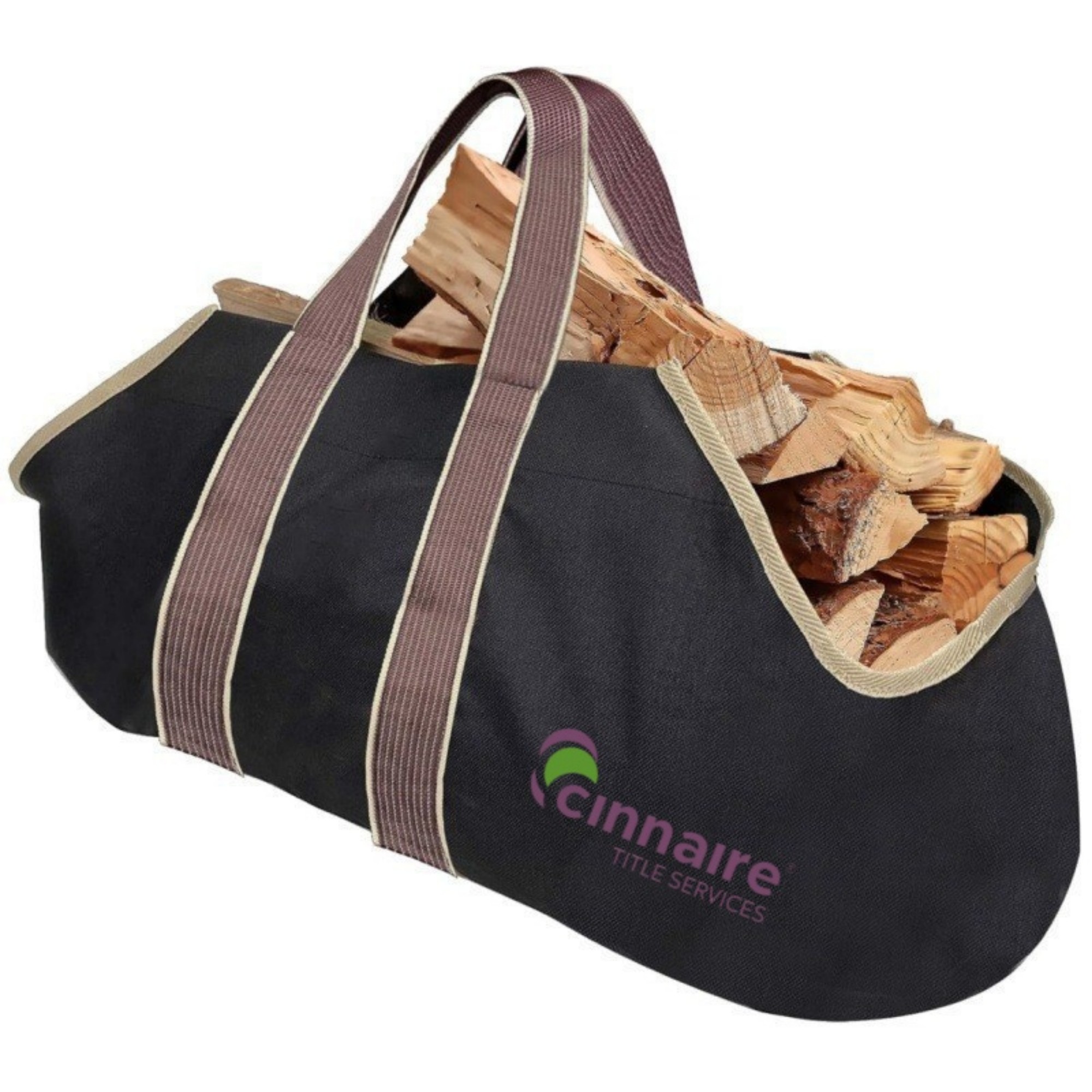 Large Canvas Log Tote Bag Item No#12787