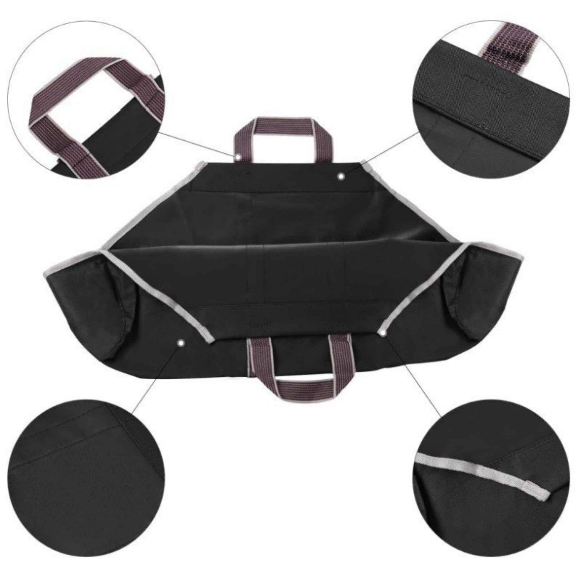 Large Canvas Log Tote Bag Item No#12787 - Image 4