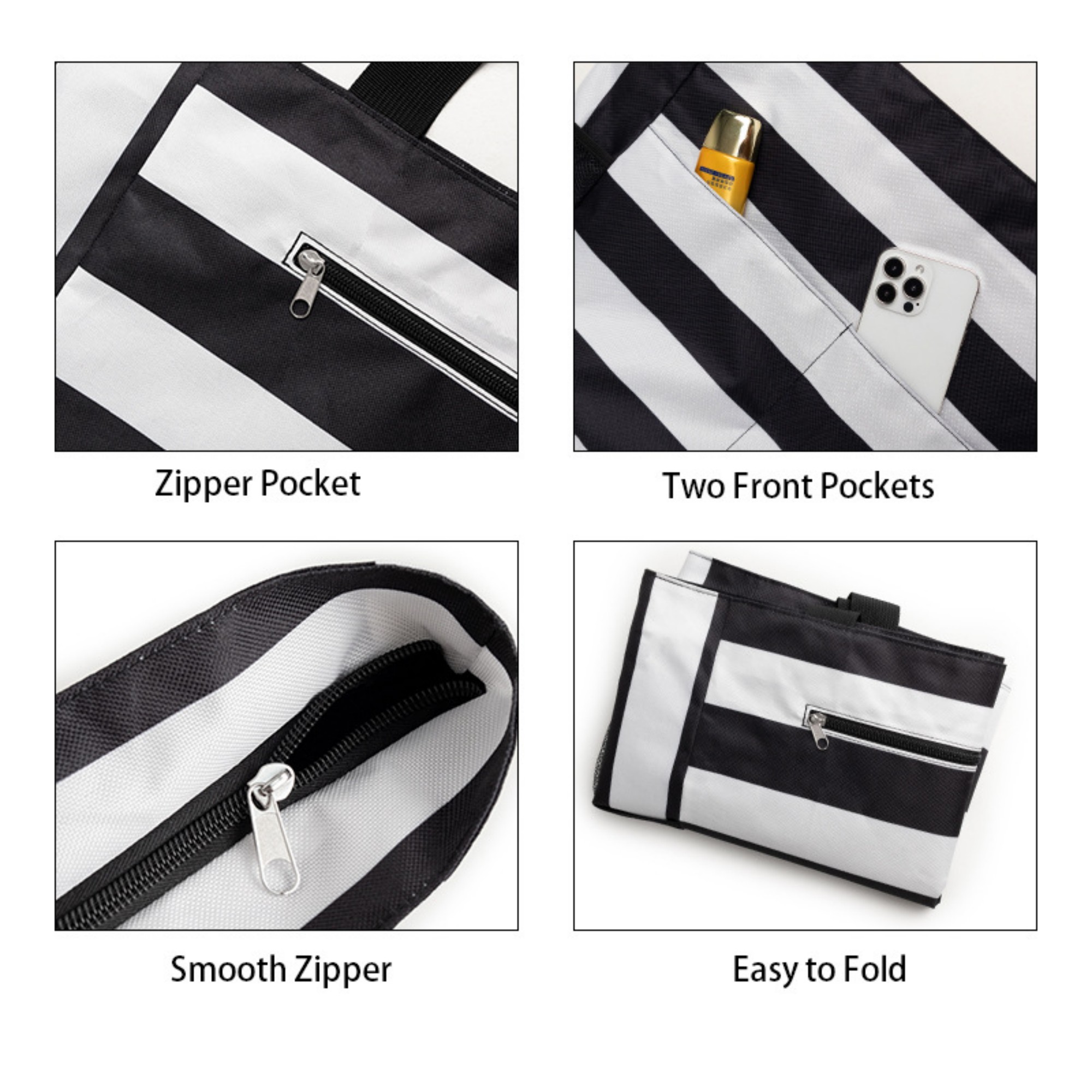 Waterproofs Folding Beach Bag Item No#12791 - Image 4