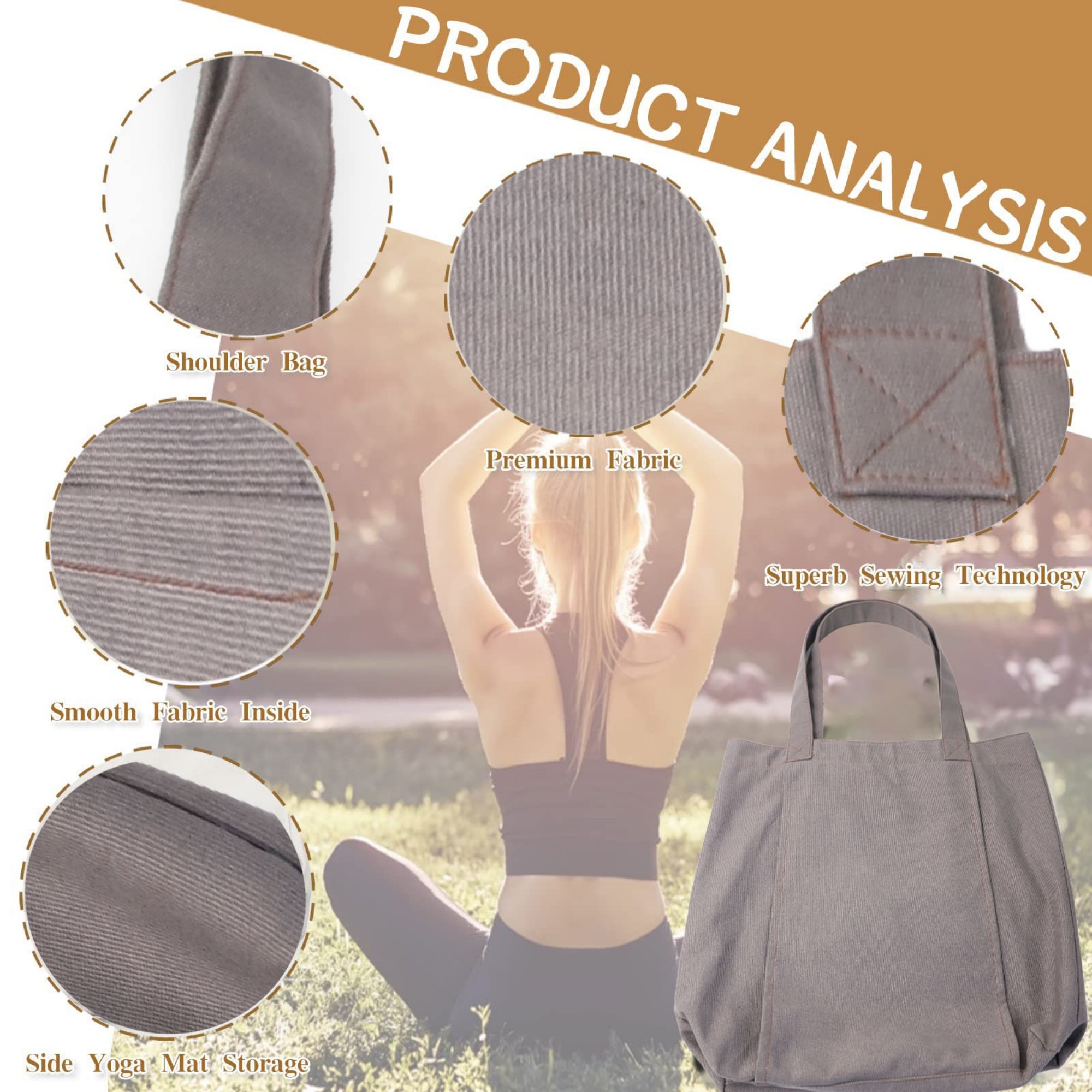 Yoga Pilates Pad Bag Item No#12806 - Image 4