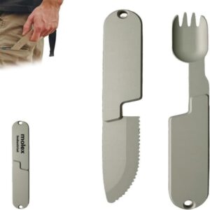 2 In 1 Camping Eating Utensils Set Item No#12822