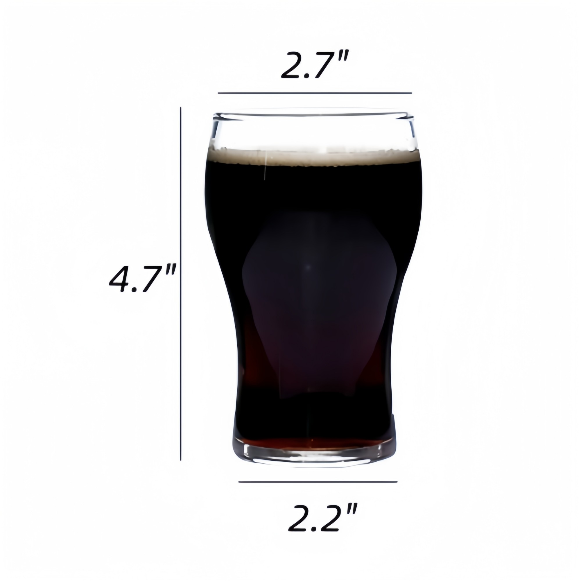 9oz Beer Glasses Item No#12835 - Image 3