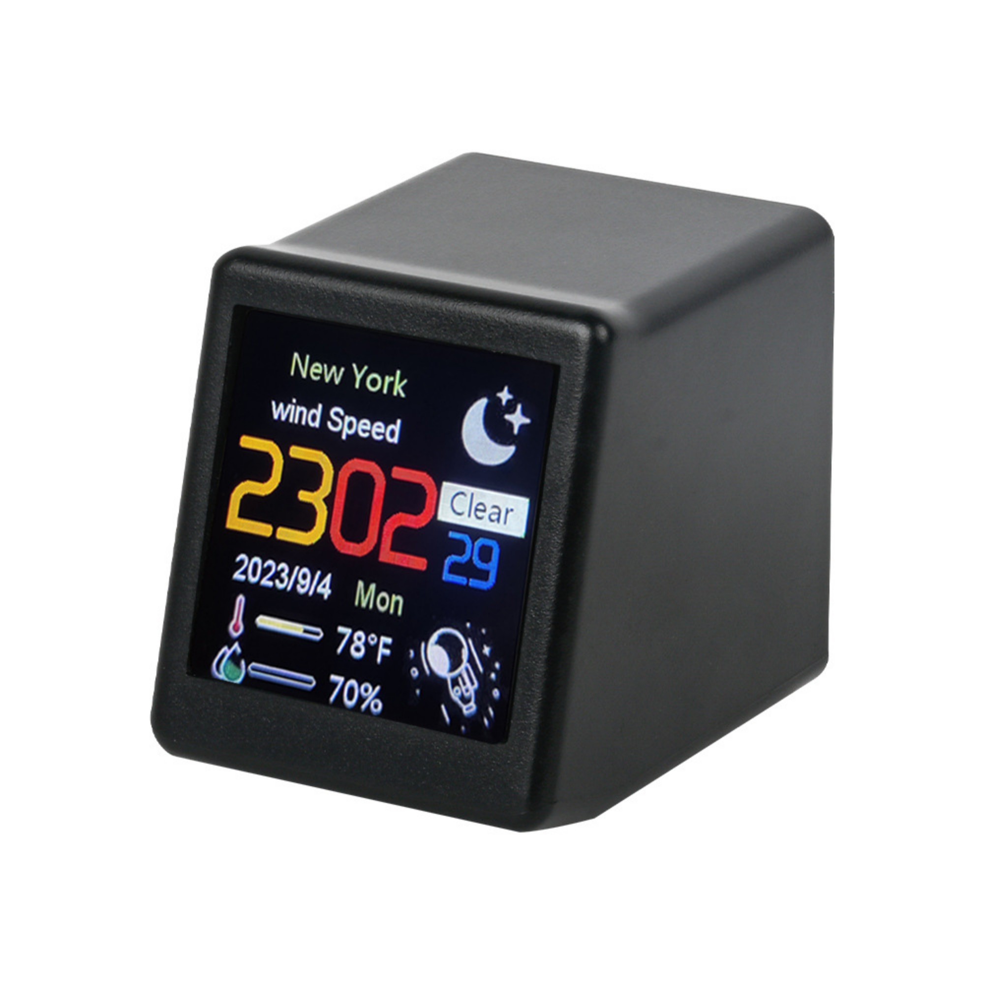 Digital Clock With Weather Temperature And Humidity Item No#12847 - Image 11