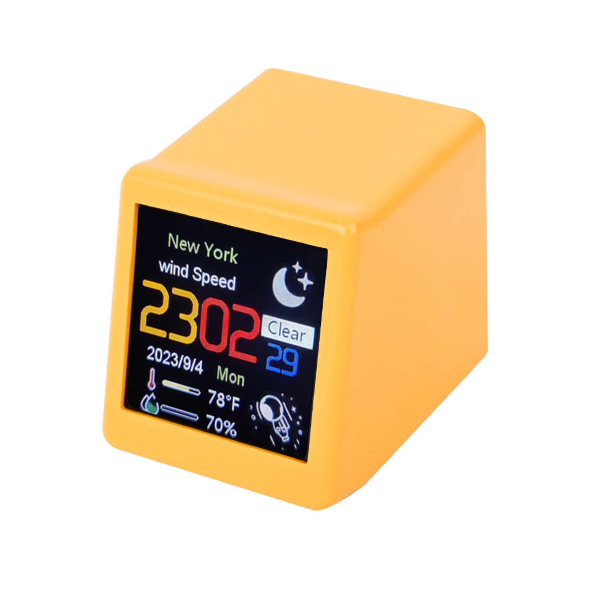 Digital Clock With Weather Temperature And Humidity Item No#12847 - Image 12