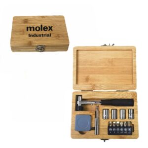 13 Piece Bamboo Box Tool Kit Item No#12879