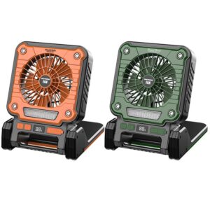 Solar Charging Camping Fan With LED Lights Item No#12901