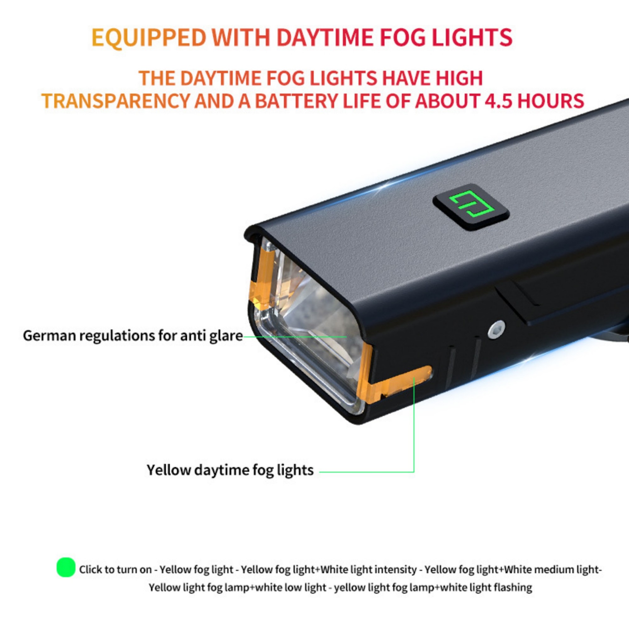 Rechargeable Bike Light Item No#12912 - Image 5