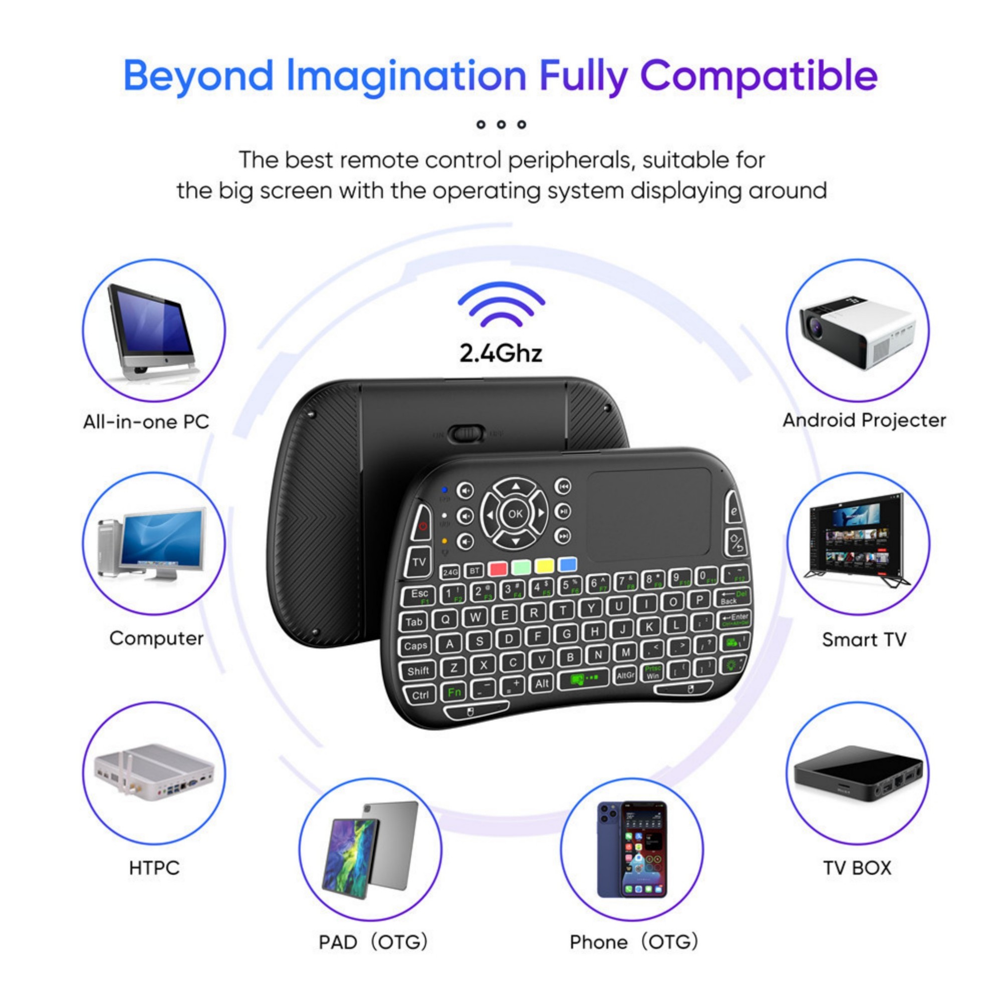 Mini Voice Bluetooth Keyboard With Touchpad Item No#12934 - Image 6