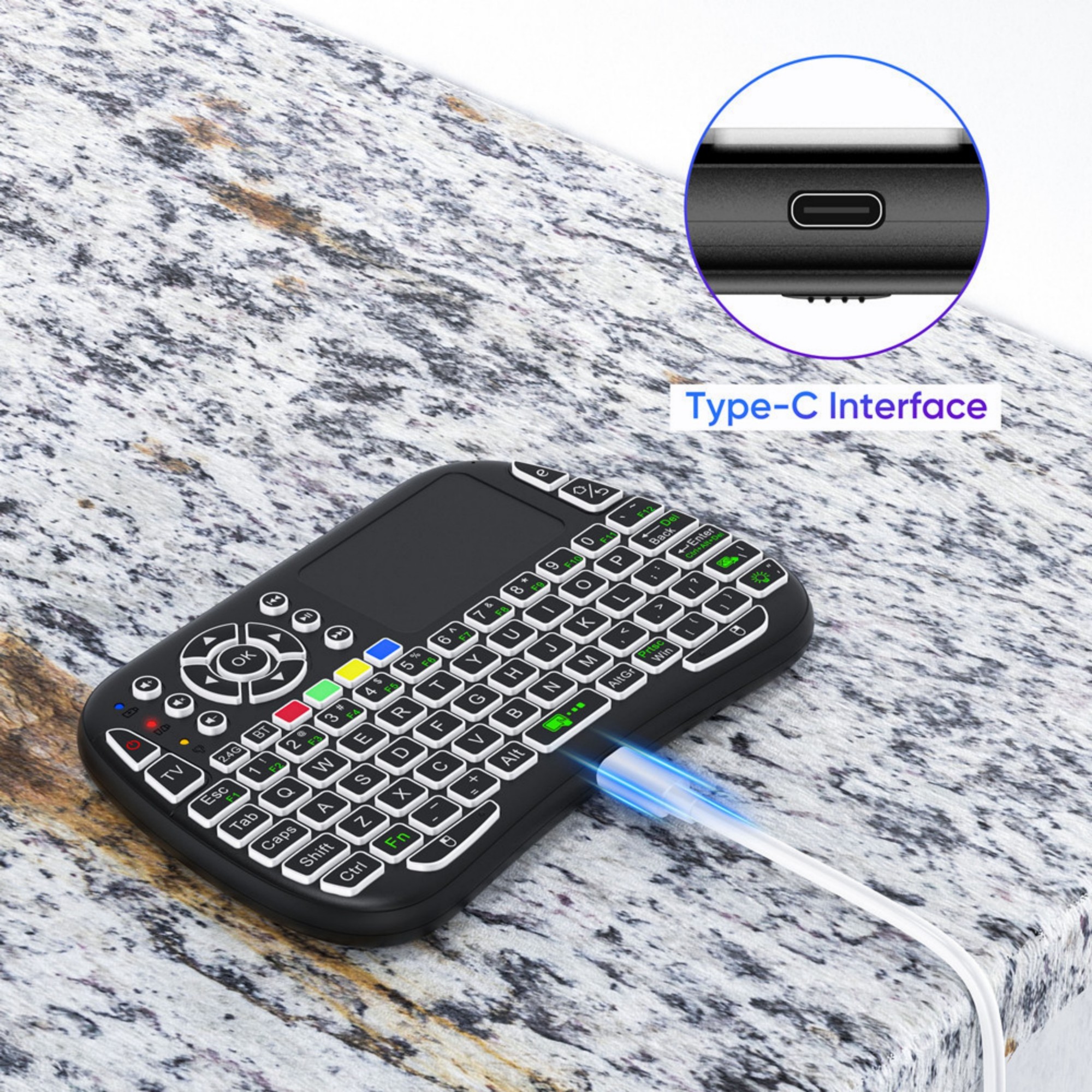 Mini Voice Bluetooth Keyboard With Touchpad Item No#12934 - Image 8
