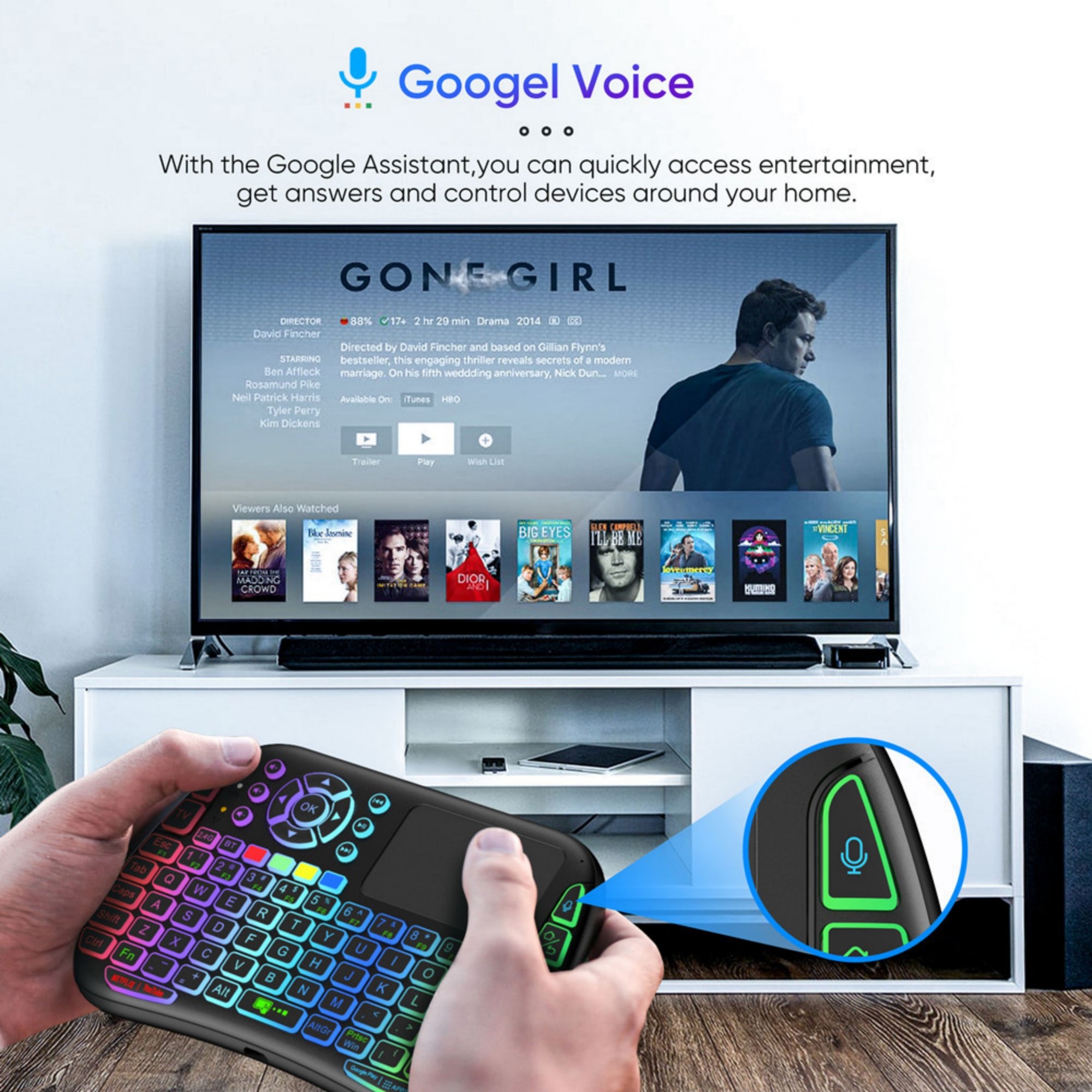 Mini Voice Bluetooth Keyboard With Touchpad Item No#12934 - Image 9