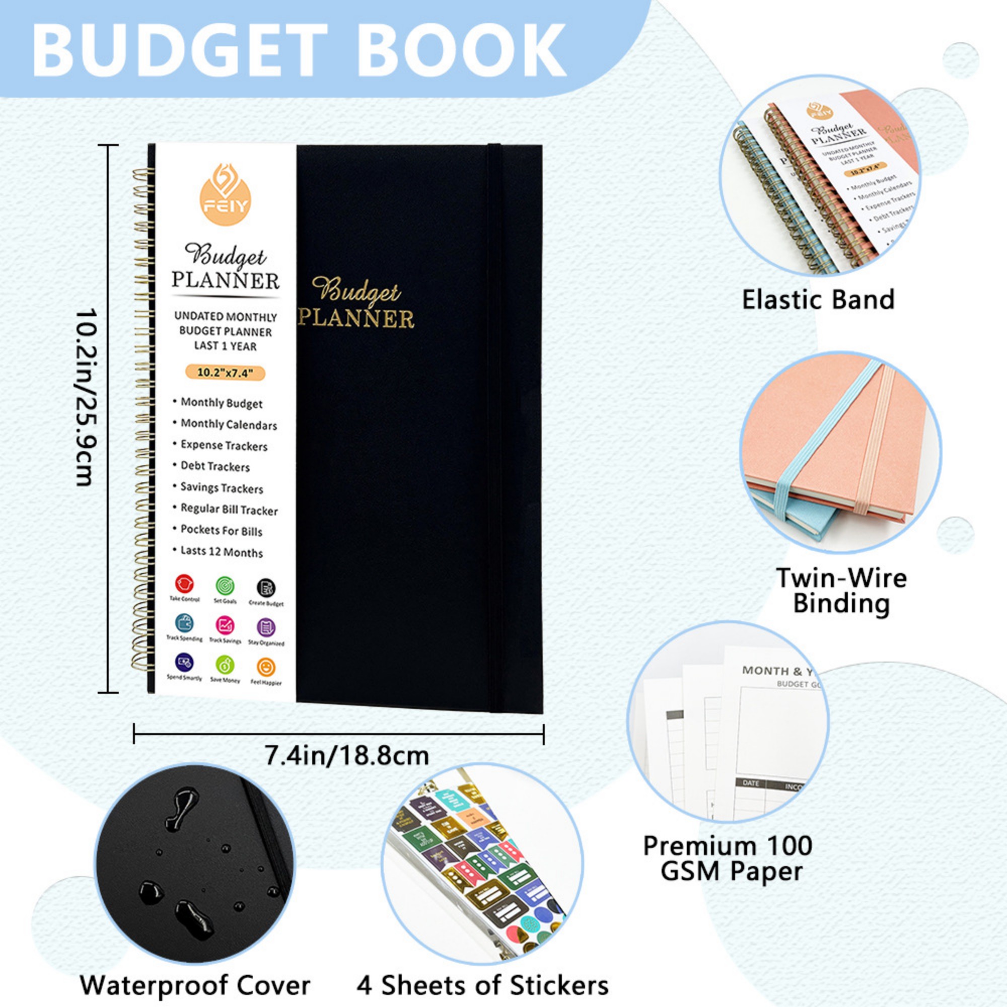 16K Financial Planning Notebook Item No#12971 - Image 2