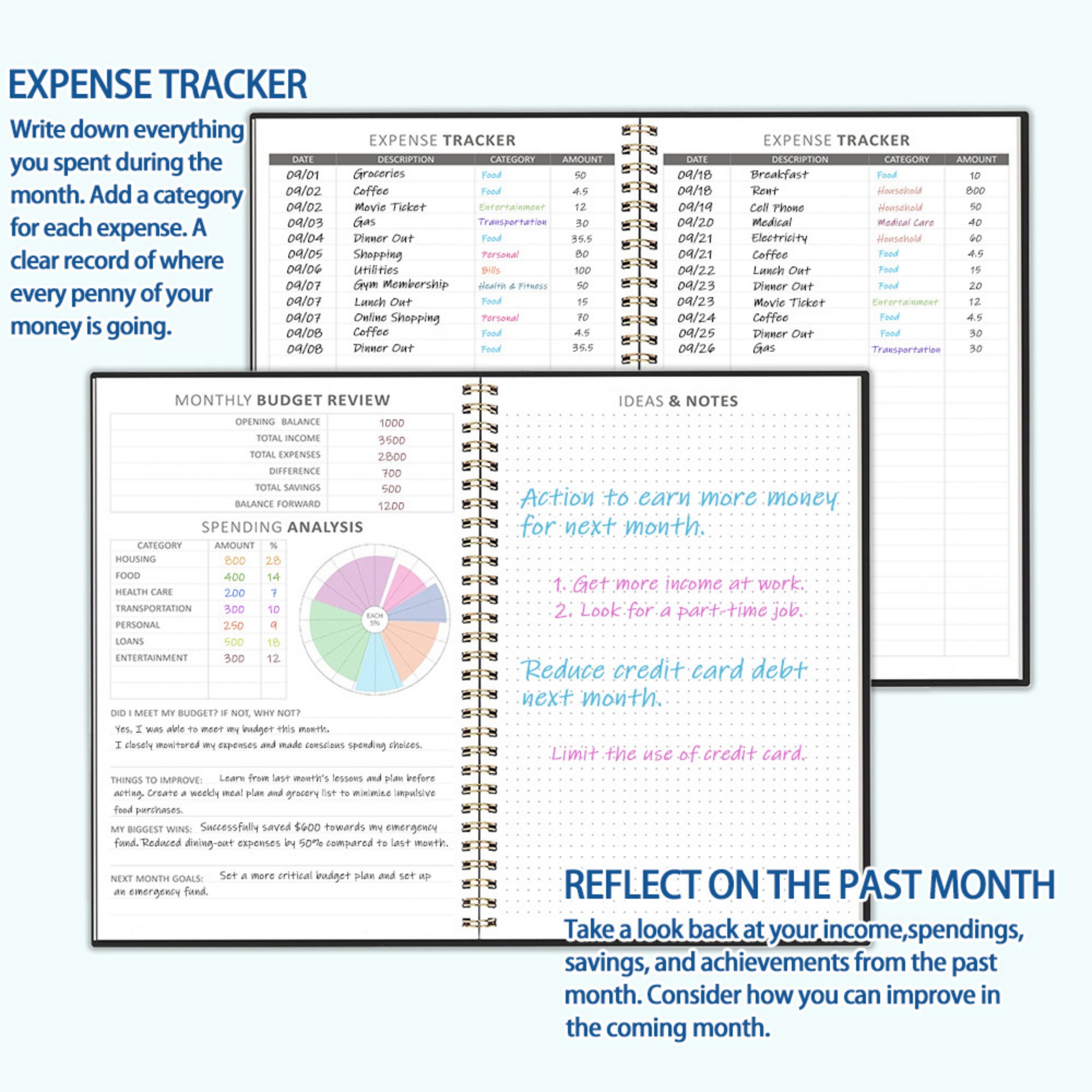 16K Financial Planning Notebook Item No#12971 - Image 5