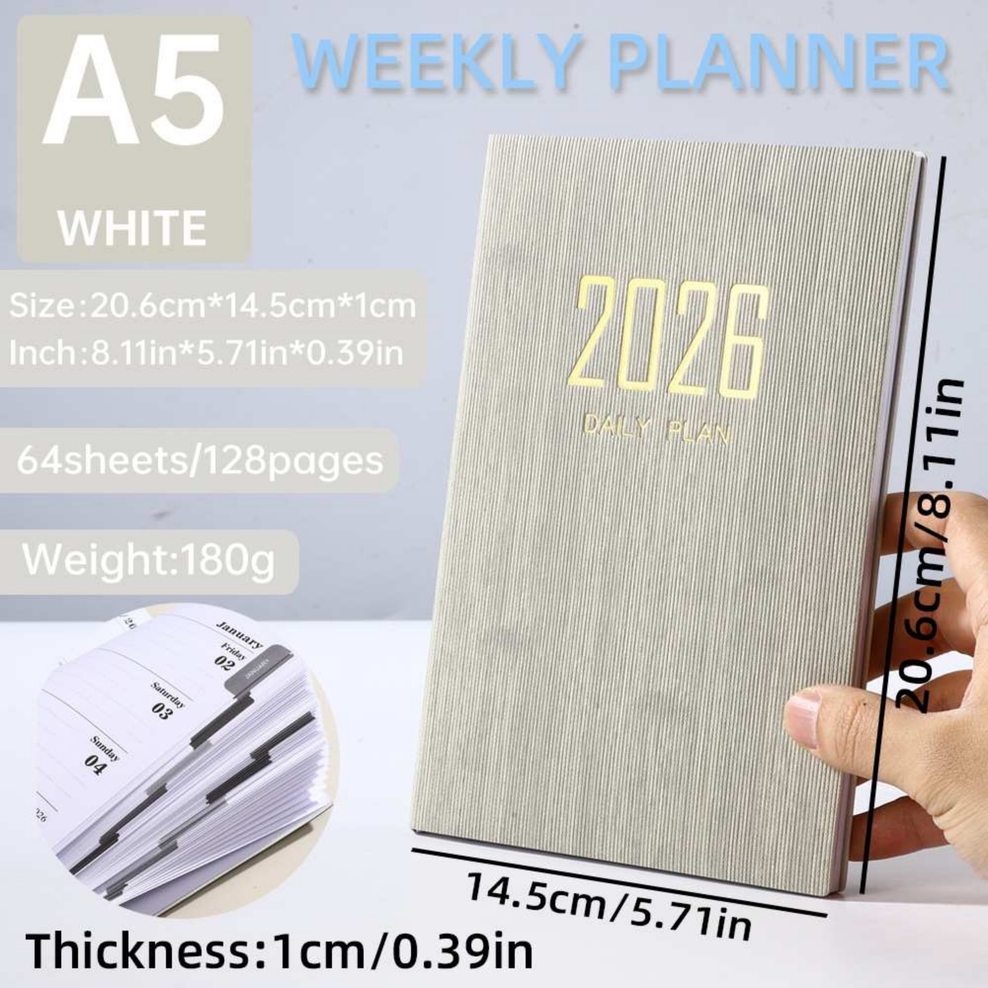 A5 2026 Daily Planner Item No#12986 - Image 14