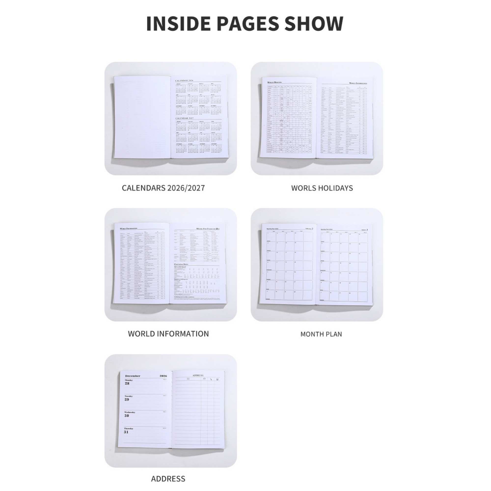 A5 2026 Daily Planner Item No#12986 - Image 4