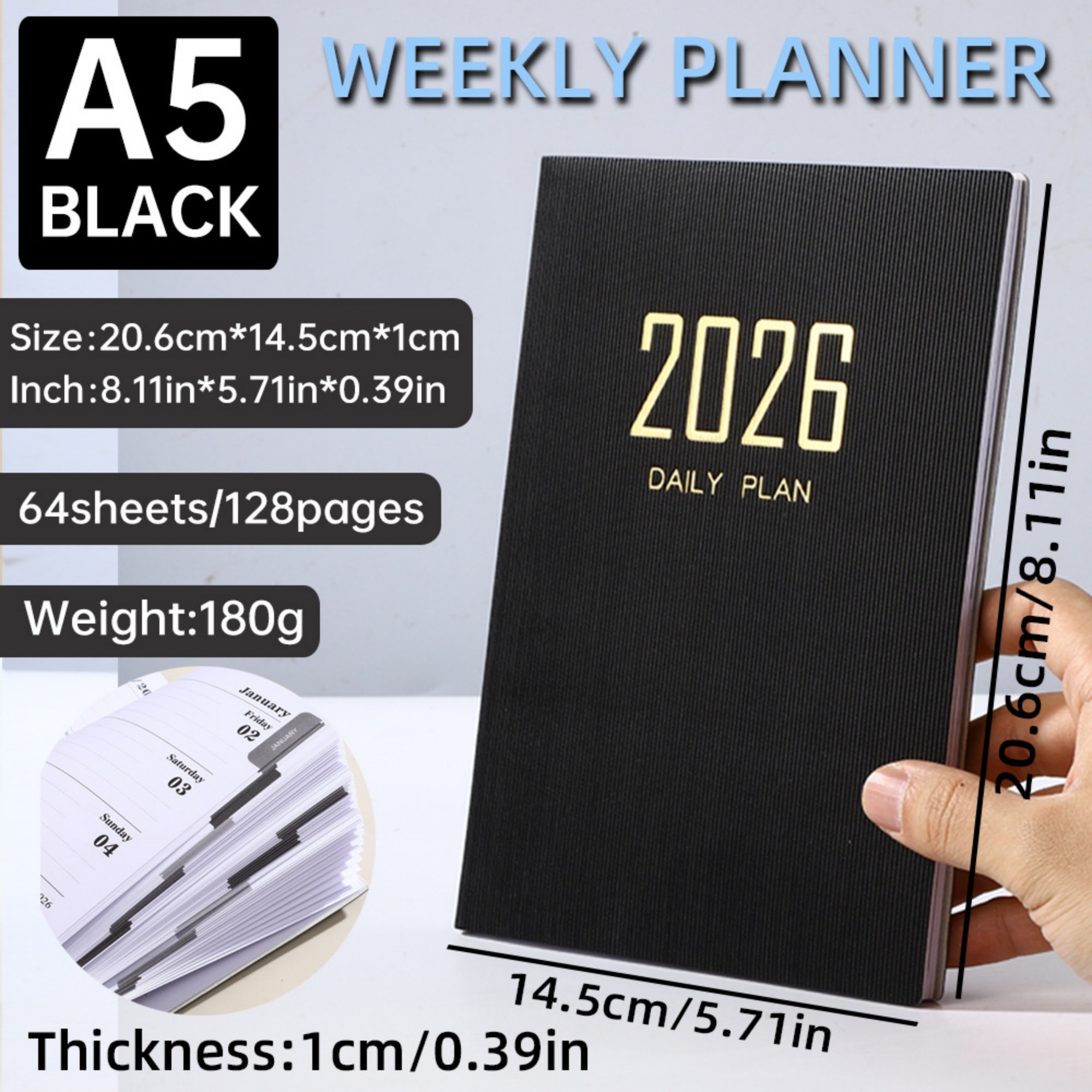 A5 2026 Daily Planner Item No#12986 - Image 7