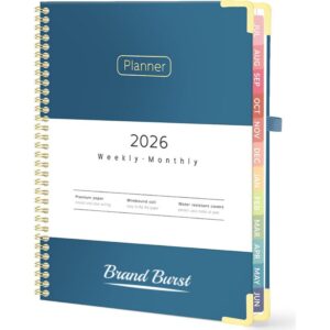 2026 A5 Spiral Hardcover Calendar Planner Item No#11796